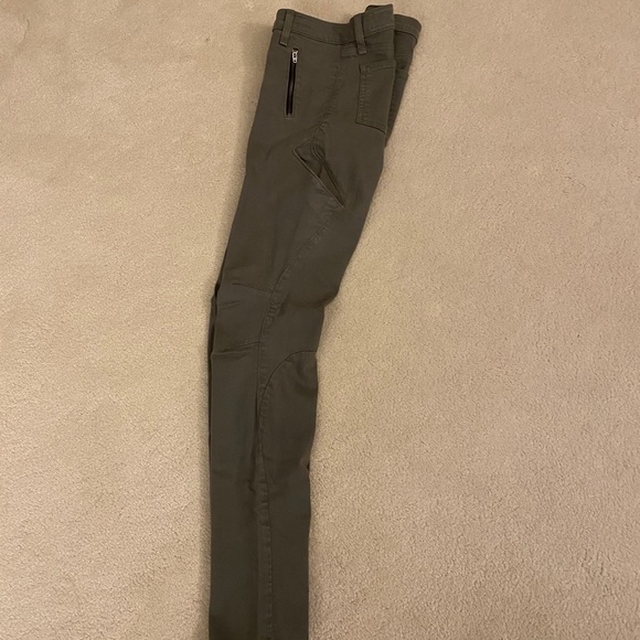 Rag & Bone jodhpurs jeans in olive green, size 28 - Picture 7 of 7